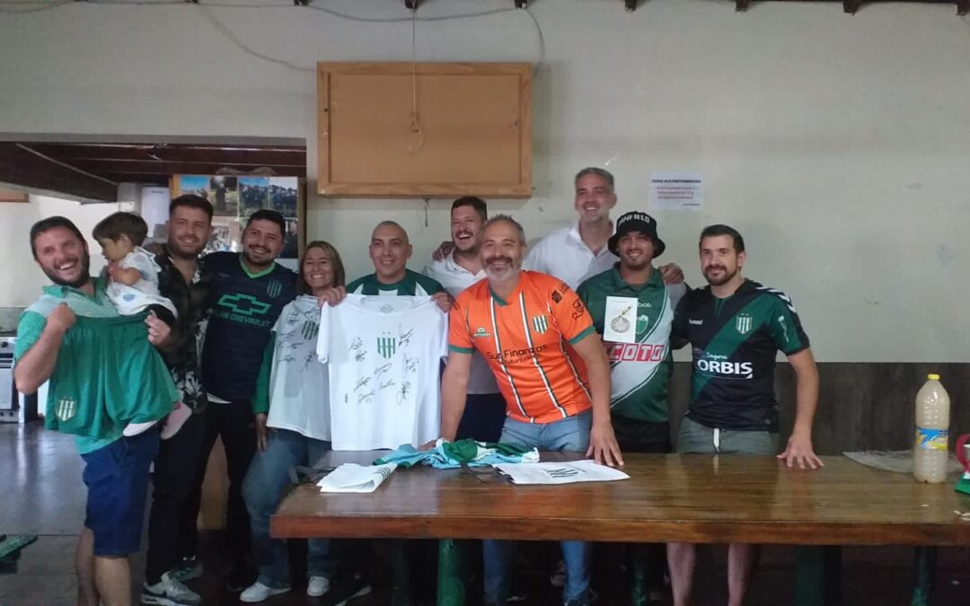 Festejo en la peña El Taladro de Mar del Plata