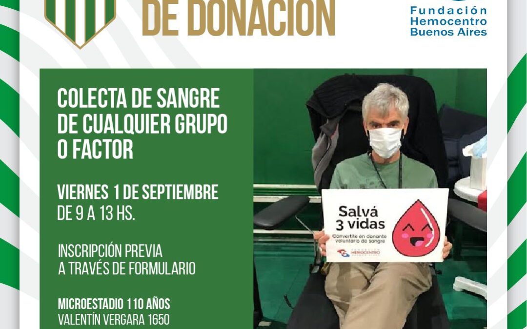 Banfield llevará a cabo una nueva jornada de colecta de sangre