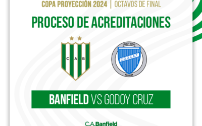 Acreditaciones para el partido de reserva entre Banfield y Godoy Cruz