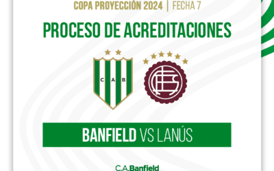 Acreditaciones abiertas para el partido de reserva entre Banfield y Lanús