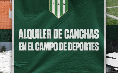 Alquiler de canchas en el Campo de Deportes