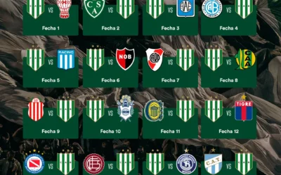 Fixture confirmado para el 2026
