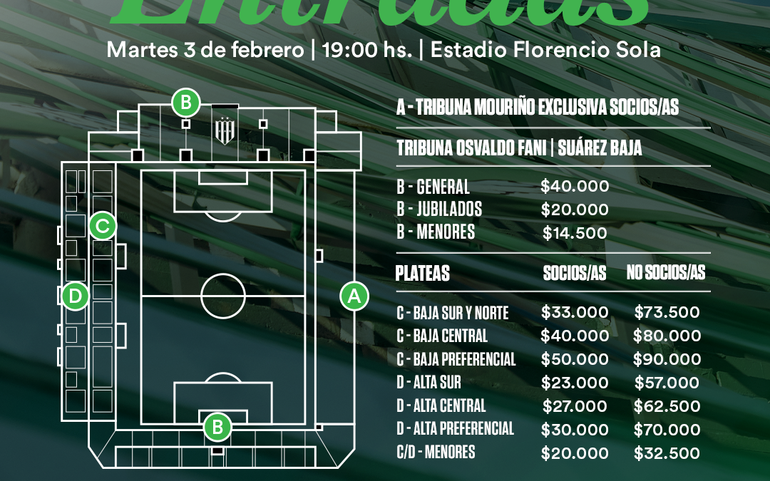 Venta de entradas para el partido ante Estudiantes (RC)