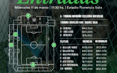 Venta de entradas para el partido ante Gimnasia (LP)