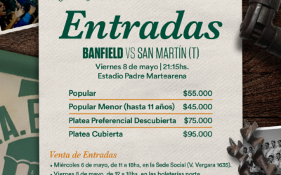 Venta de entradas para el encuentro por Copa Argentina