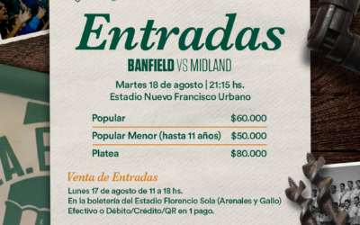 Venta de entradas para los octavos de la Copa Argentina