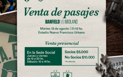 Venta de pasajes de micros para Copa Argentina