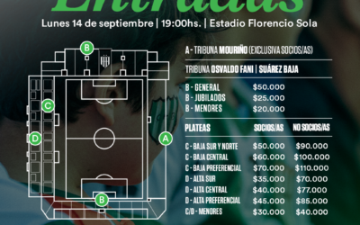 Venta de entradas para el partido ante Barracas Central