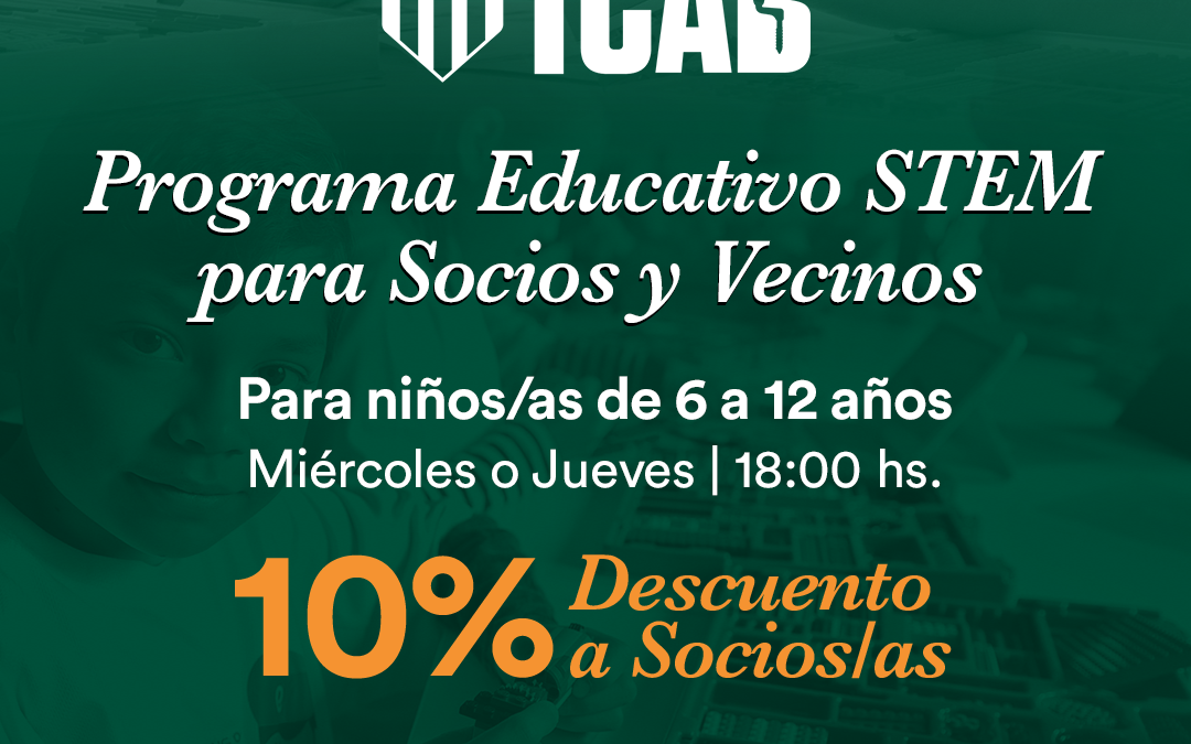Programa Educativo STEM para socios y vecinos