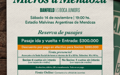 Reserva de micros para viajar a Mendoza por semis de Copa Argentina