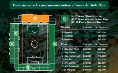 Venta de entradas para el partido ante Rosario Central
