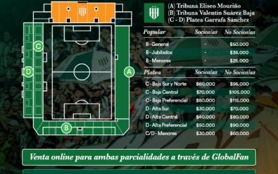 Venta de entradas para el partido ante Rosario Central